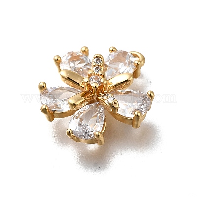 Латунные микро проложить кубического циркония подвески KK-D312-14G-1