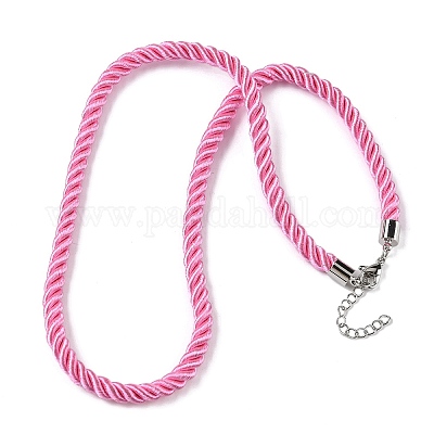 Изготовление ожерелья из нейлонового витого шнура толщиной 5 мм FIND-G096-01P-15-1