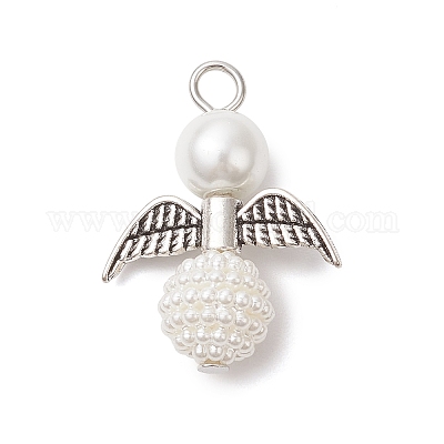 50 шт. подвески из искусственного акрилового жемчуга и стеклянного жемчуга PALLOY-JF04038-07-1