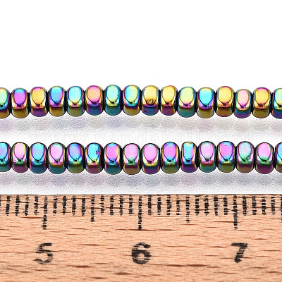 Гальванические нити из синтетических немагнитных гематитовых бусин G-T139-61F-1