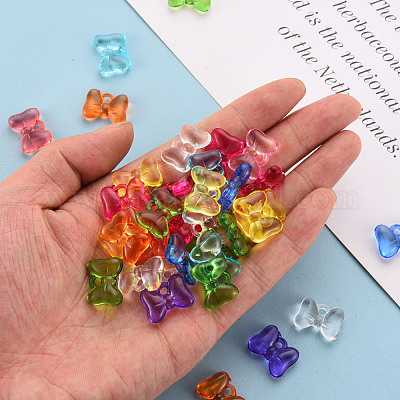 Прозрачные акриловые подвески TACR-T024-02BA-1