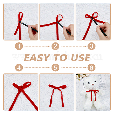 12.5 ярд двусторонней бархатной ленты OCOR-DC0001-20A-1