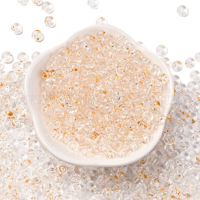 Краска для выпечки прозрачные цвета стеклянные круглые бусины SEED-L011-13A-09-1