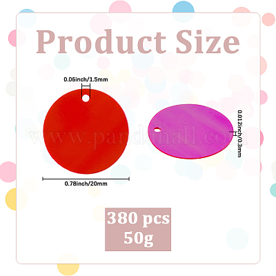 Подвески из пвх с пайетками KY-WH0083-009A-1