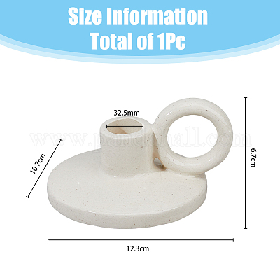 Фарфоровый подсвечник AJEW-WH0415-63-1