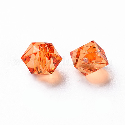 Прозрачные акриловые бусины TACR-S154-15B-84-1