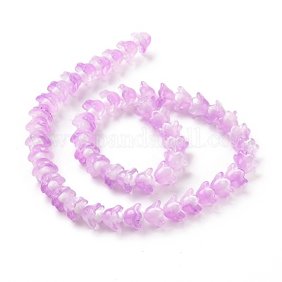 Прозрачные стеклянные бусины LAMP-H061-01C-03-1