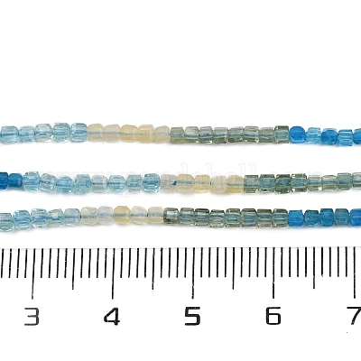 Натуральные нити бусины из апатита синего G-NH0050-B01-01-1