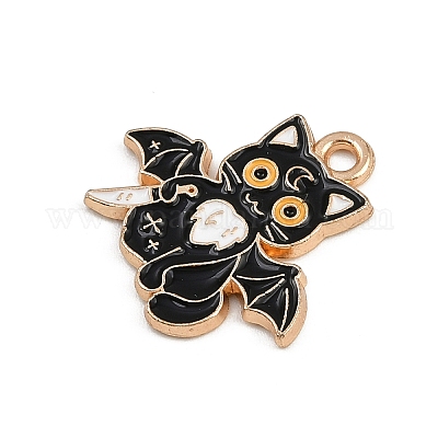 Подвески из сплава хэллоуина с эмалью FIND-I052-01KCG-10-1