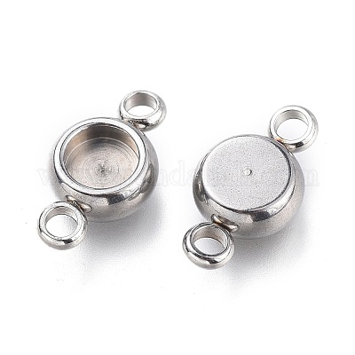 Оправы для кабошонов из не тускнеющей нержавеющей стали марки 304 STAS-I161-03A-P-1