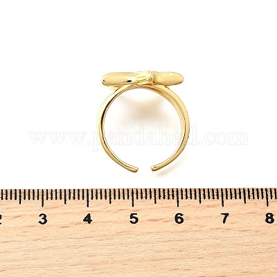 Латунные манжеты для женщин RJEW-F184-08E-G-1