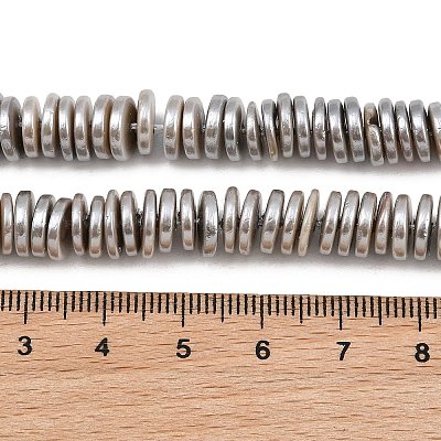 Galvanisierte Muschelperlenstränge&nbsp;BSHE-B009-E01-2x7mm-A-1