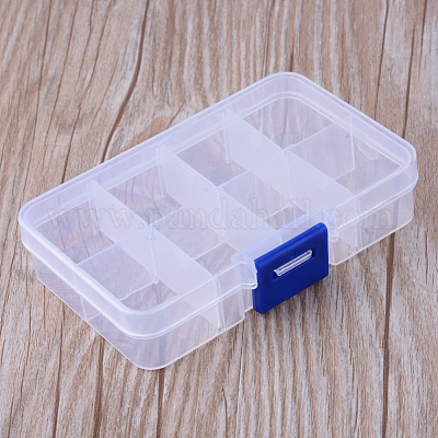 Wholesale Rectangle PP Plastic Bead Organizer Storage Box with