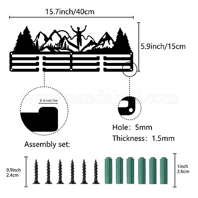 Держатель вешалки для железной медали ODIS-WH0037-090-1