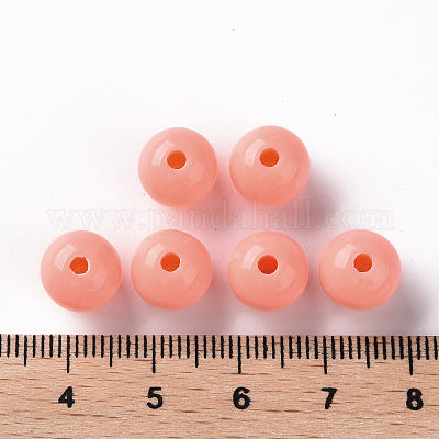 Непрозрачные акриловые бусины MACR-S370-C10mm-SS2109-1