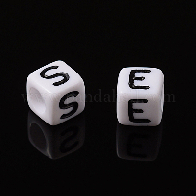 Письмо акриловые европейские бусины OPDL-R050-10mm-1