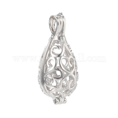 Полые медные Locket подвески X-KK-K124-11P-NR-1