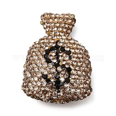 Handgemachte Fimo-Perlen Strass&nbsp;CLAY-Z006-04B-1