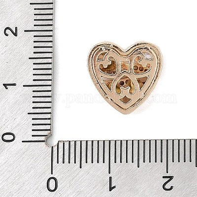 Латунные микро проложить кубического циркония бусы KK-K297-32G-1