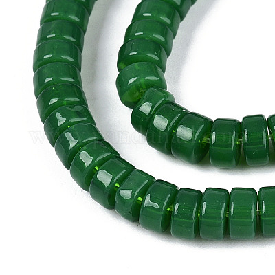 Nachahmung Jade Glasperlen &nbsp;LS-GLAA-N027-3x6mm-02-1