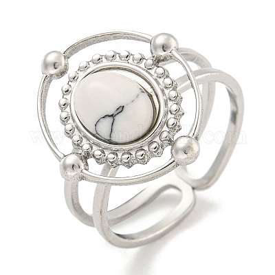 Кольца-манжеты из синтетической бирюзы из нержавеющей стали 304 G-Z056-04P-04-1