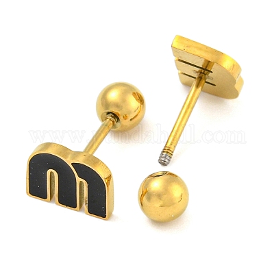 Ионное покрытие (ip) 304 нержавеющая сталь беруши калибры EJEW-H012-04G-01-1