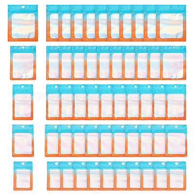 50 шт. 5-х видов пластиковый пакет с застежкой-молнией OPP-TA0001-20-1