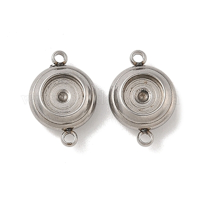 Оправы для кабошонов из нержавеющей стали 304 STAS-D145-02P-1