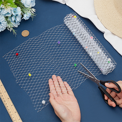 Свадебная фата из полиэстера DIY-WH0622-071B-1