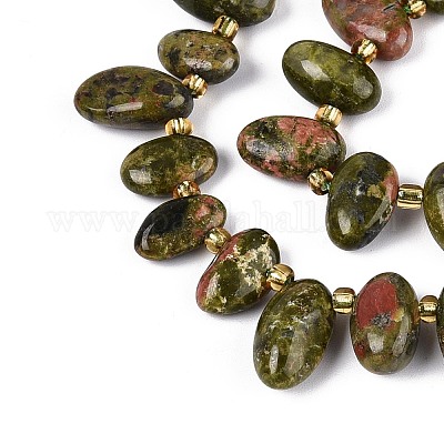 Природные Unakite бисер нитей&nbsp;G-Z091-A33-1