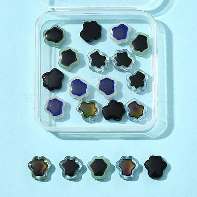 20шт 5 цвета стеклянные бусины GLAA-FS0002-53-1