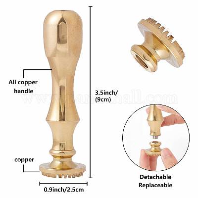 Набор штампов из латунной глины DIY-WH0576-003-1
