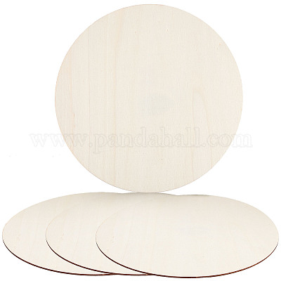 Wood Circles 12 inch 1/4 inch Thick, Unfinished Birch Sign Rounds