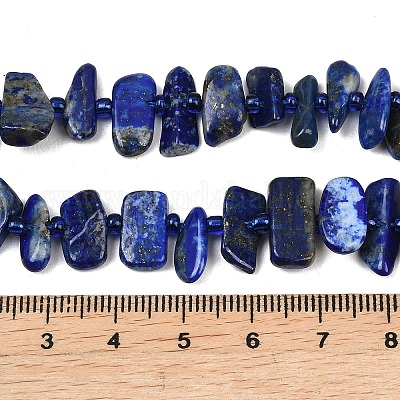 Natürlicher Lapislazuli Perlenstränge&nbsp;G-L657-E01-01-1