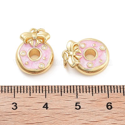 Подвески из латуни с эмалью в стойку KK-G512-19B-G-1