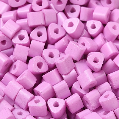 Запекание расписной стеклянной бусины SEED-H002-K-D308-1