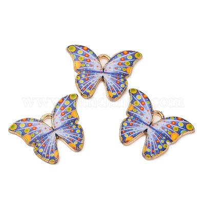 Подвески из эмалевого сплава легкого золота ENAM-M059-05KCG-07-1