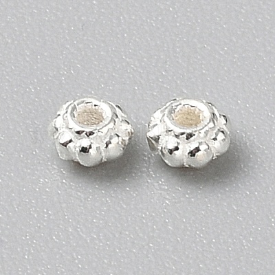 925 шарики стерлингового серебра&nbsp;STER-WH0019-29A-1