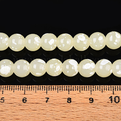 Выпечка краска бисер пряди DGLA-N015-8mm-08-1