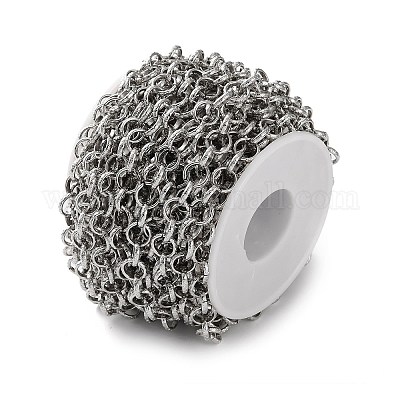 Цепи Figaro из нержавеющей стали 304 с текстурой CHS-S010-03P-1