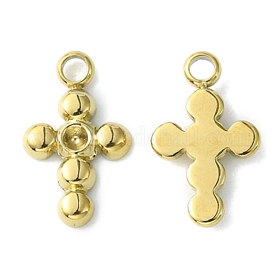 Подвеска из нержавеющей стали 304 со стразами STAS-L269-068G-1