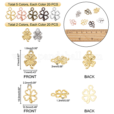 Подвески из сплава 140шт 7 стиля PALLOY-PH0001-94-1