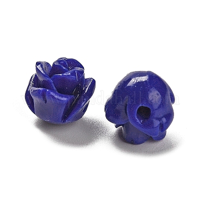 Резные бусины из синтетического коралла&nbsp;CORA-H003-01B-04-1