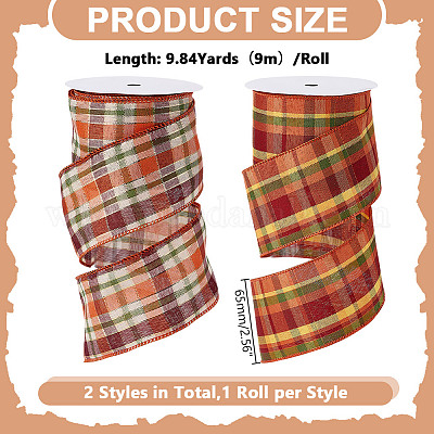 2 рулон 2-х видов полиэстеровой ленты OCOR-HY0001-57-1