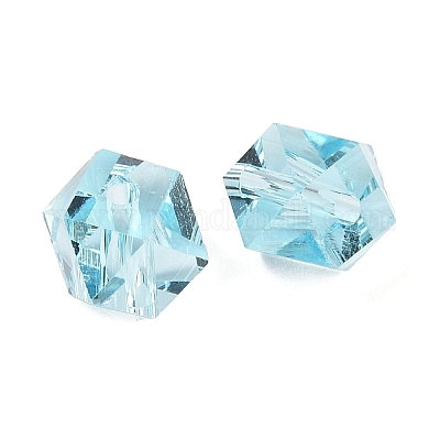 Стекло имитация австрийских хрустальных бусин GLAA-A021-01-1