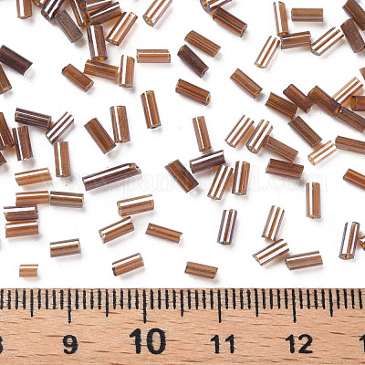 Прозрачные цвета блестящие стеклянные бусины из стекляруса SEED-N005-001-A09-1