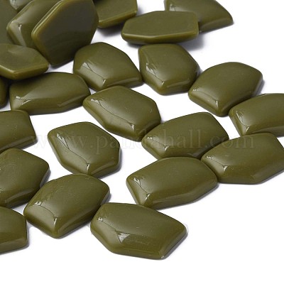 Непрозрачные акриловый кабошоны MACR-S373-143-A11-1