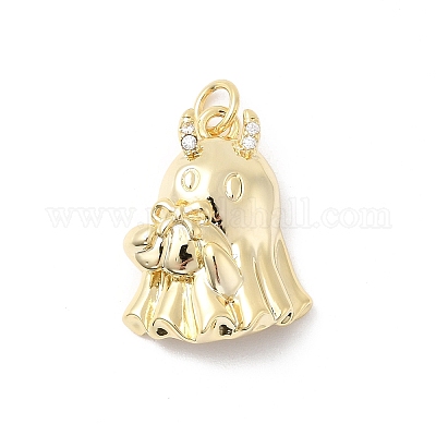 Латунные микро проложить кубического циркония подвески KK-Z137-12G-1