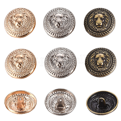  OLYCRAFT 50pcs Metal Blazer Button Set Emblem Crest Vintage  Shank Buttons 15mm 18mm 23mm 25mm 30mm for Blazer, Suits, Coat, Uniform and  Jacket - Golden : Everything Else