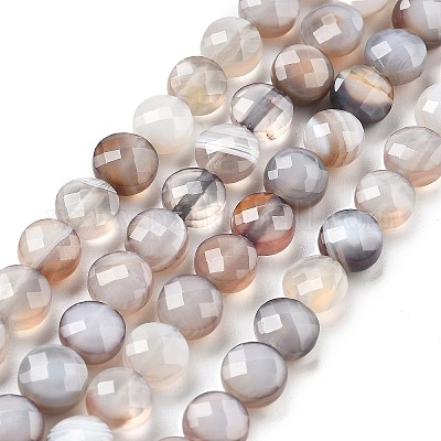 Природные Ботсвана агат бисер нитей G-C179-A18-02-1